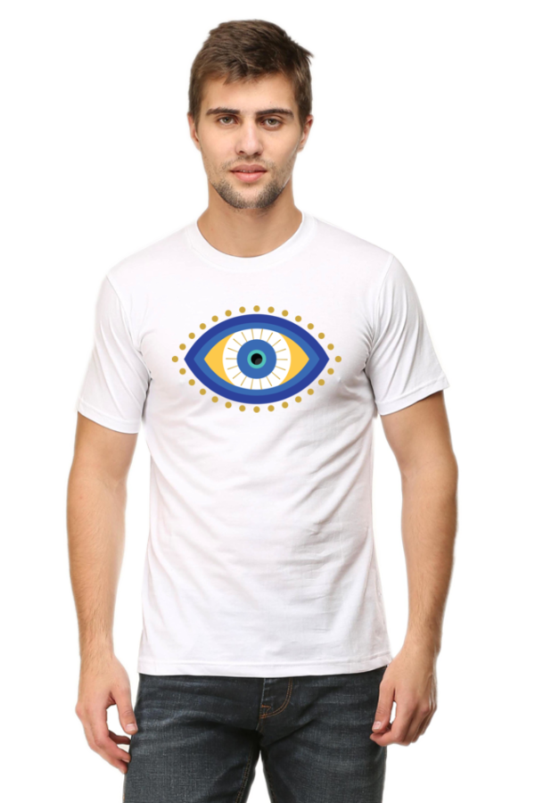 Round Neck Half Sleeve Tee (Evil Eye)