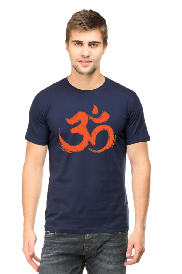 Round Neck Half Sleeve Tee (Om)
