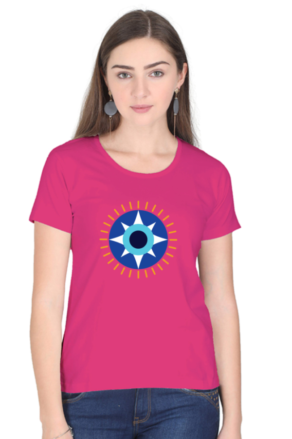 Round Neck Half Sleeve Tee (Evil Eye)