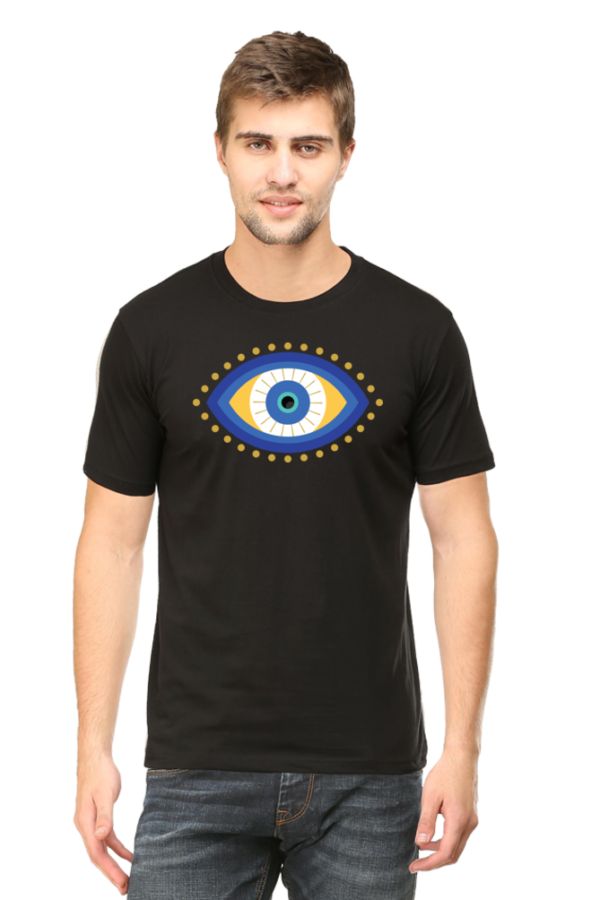 Round Neck Half Sleeve Tee (Evil Eye)
