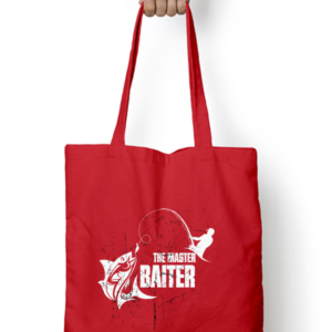 Unisex Tote Bag with Zipper (The Master Baiter)