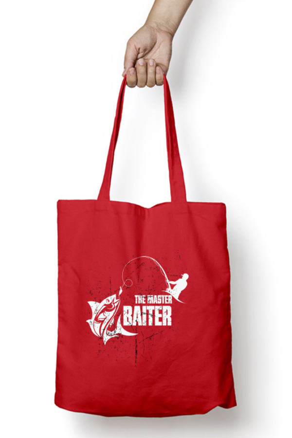 Unisex Tote Bag with Zipper (The Master Baiter)