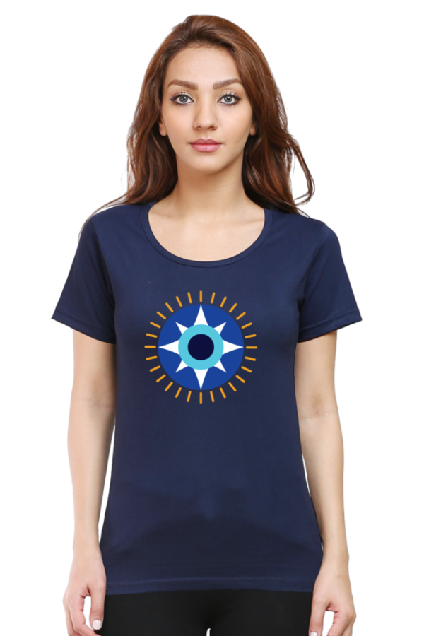 Round Neck Half Sleeve Tee (Evil Eye)
