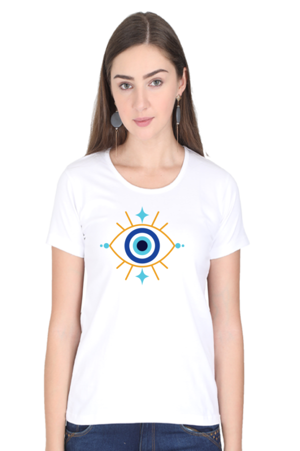 Round Neck Half Sleeve Tee (Evil Eye)