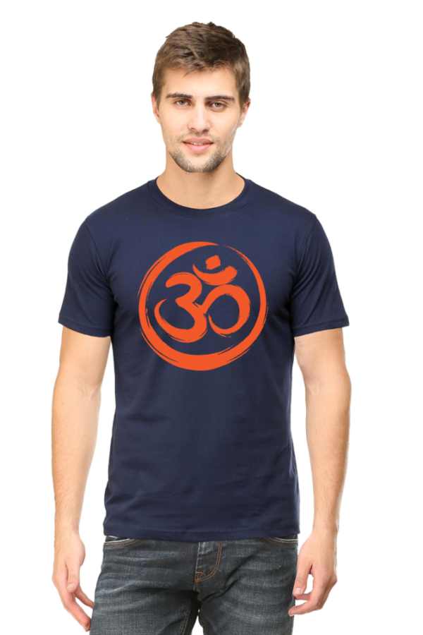 Round Neck Half Sleeve Tee (Om)