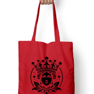 Unisex Tote Bag with Zipper (Artistic Face)