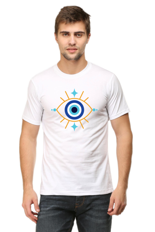 Round Neck Half Sleeve Tee (Evil Eye)