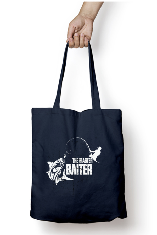 Unisex Tote Bag with Zipper (The Master Baiter)