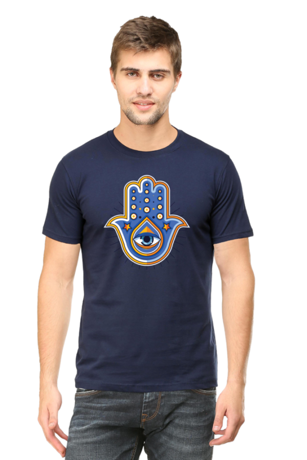 Round Neck Half Sleeve Tee (Evil Eye)