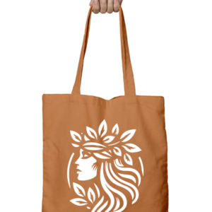 Unisex Tote Bag with Zipper (Artistic Face)