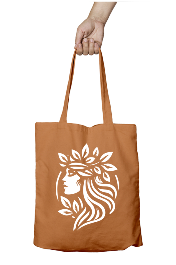 Unisex Tote Bag with Zipper (Artistic Face)