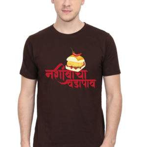 Round Neck Half Sleeve Tee (Nashiba Cha Vadapav)