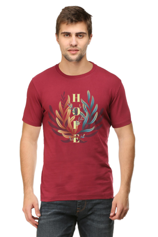 Round Neck Half Sleeve Tee (Hope)