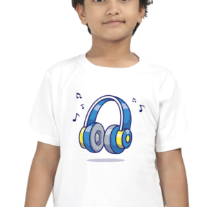 Round Neck Half Sleeve Tee (Headphone)