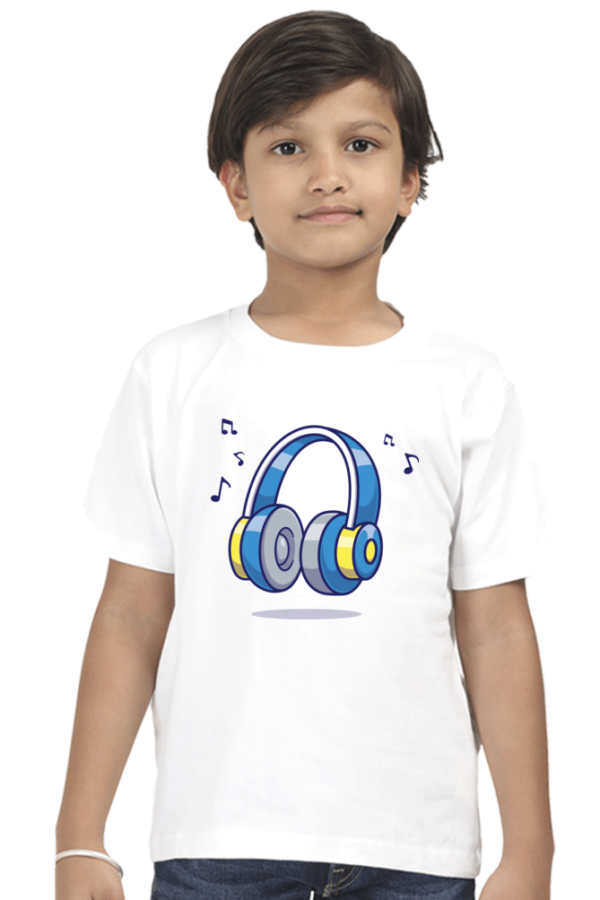 Round Neck Half Sleeve Tee (Headphone)