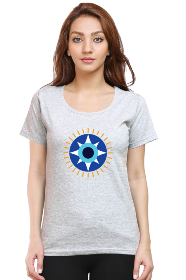 Round Neck Half Sleeve Tee (Evil Eye)