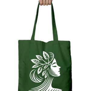 Unisex Tote Bag with Zipper (Artistic Face)