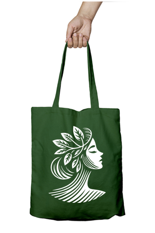 Unisex Tote Bag with Zipper (Artistic Face)