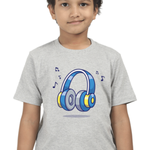 Round Neck Half Sleeve Tee (Headphone)