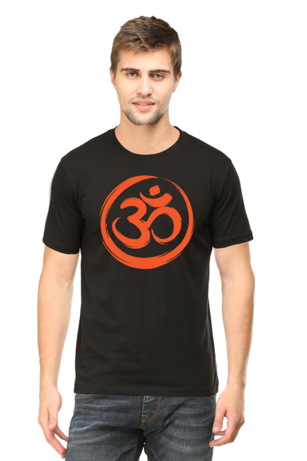 Round Neck Half Sleeve Tee (Om)