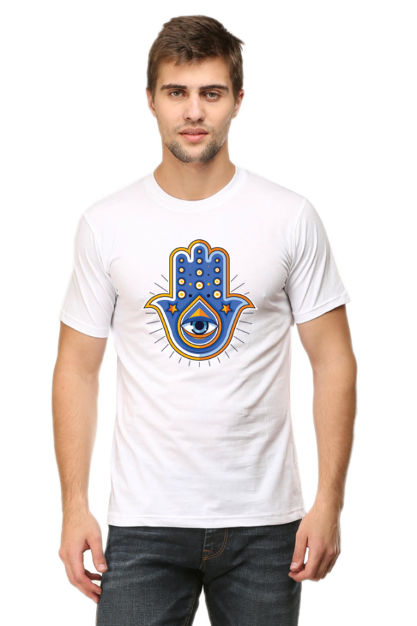 Round Neck Half Sleeve Tee (Evil Eye)