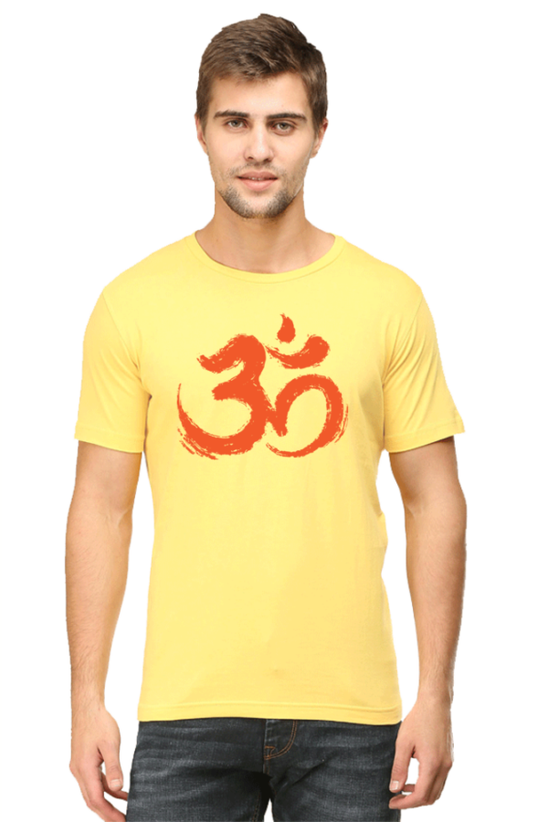Round Neck Half Sleeve Tee (Om)