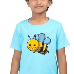 Round Neck Half Sleeve Tee (Honey Bee)