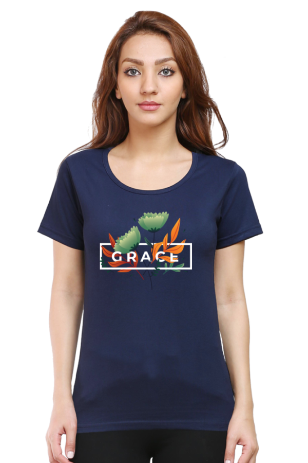 Round Neck Half Sleeve Tee (Grace)