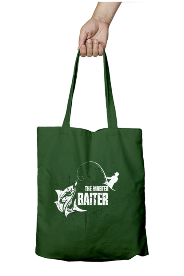 Unisex Tote Bag with Zipper (The Master Baiter)