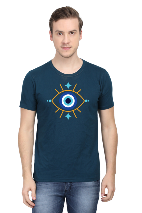Round Neck Half Sleeve Tee (Evil Eye)