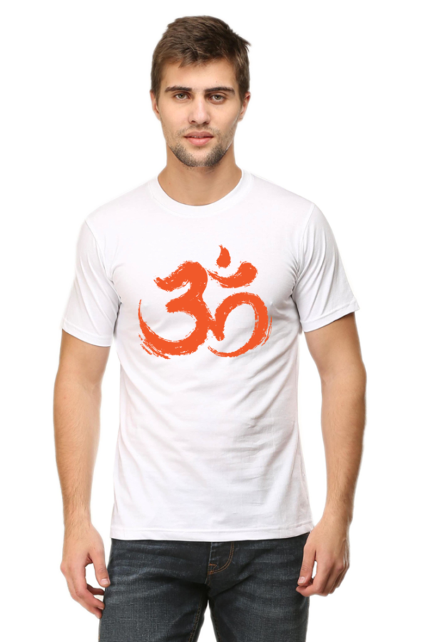Round Neck Half Sleeve Tee (Om)
