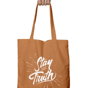 Unisex Tote Bag Zipper (Stay on the Truth)