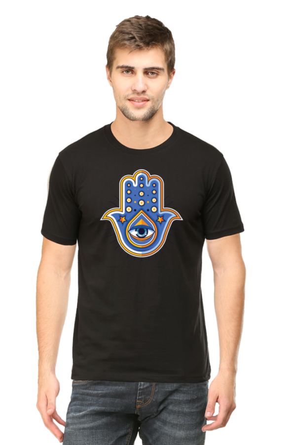 Round Neck Half Sleeve Tee (Evil Eye)