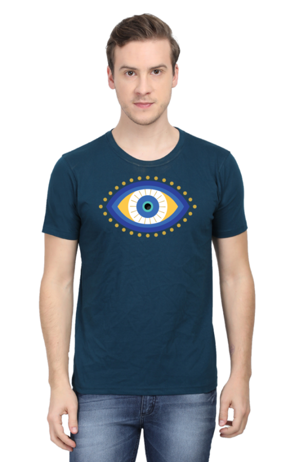 Round Neck Half Sleeve Tee (Evil Eye)