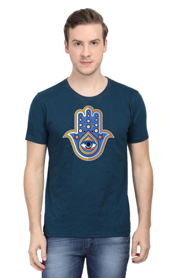 Round Neck Half Sleeve Tee (Evil Eye)