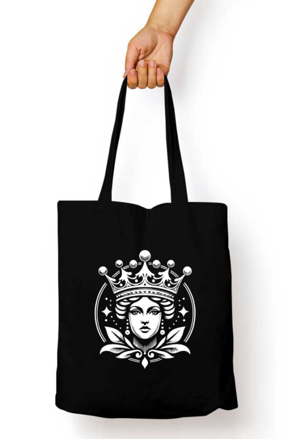 Unisex Tote Bag with Zipper (Artistic Face)