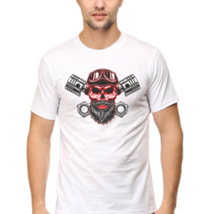 Round Neck Half Sleeve Tee (Bike Rider)