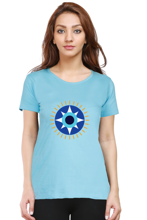 Round Neck Half Sleeve Tee (Evil Eye)