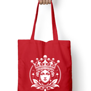 Unisex Tote Bag with Zipper (Artistic Face)