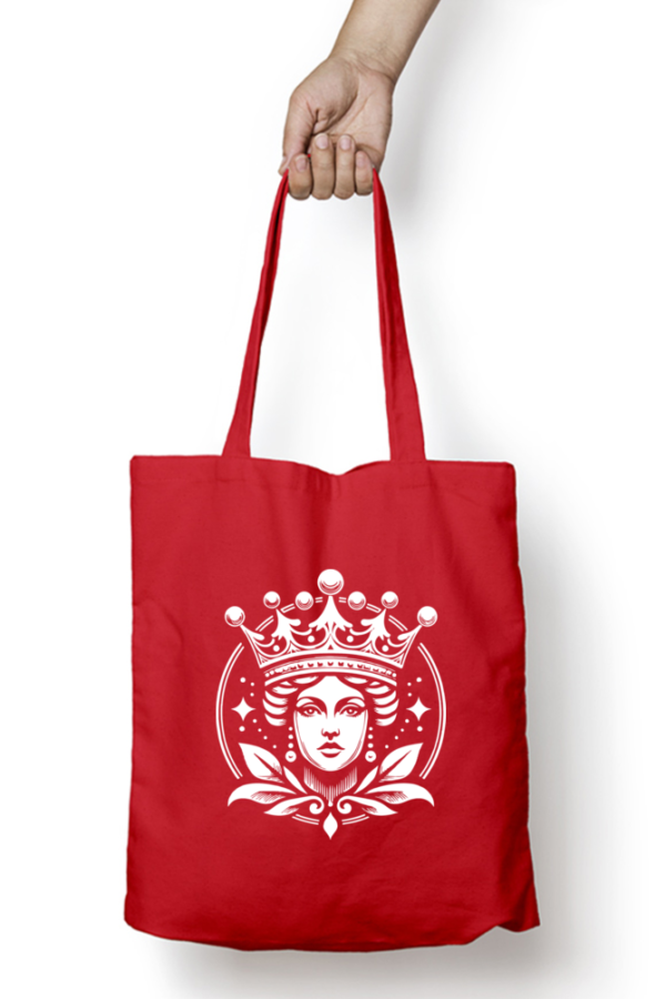 Unisex Tote Bag with Zipper (Artistic Face)