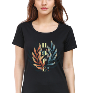 Round Neck Half Sleeve Tee (Hope)
