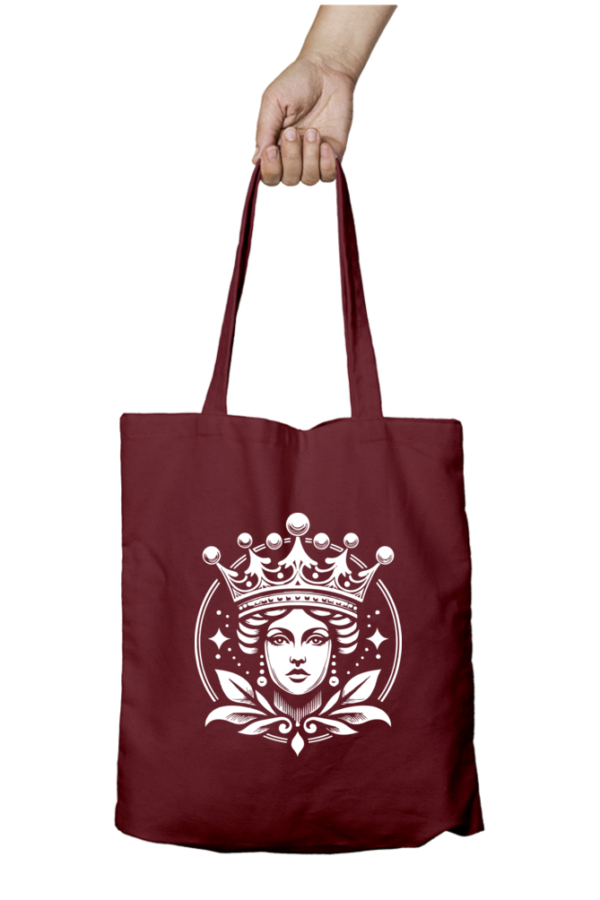 Unisex Tote Bag with Zipper (Artistic Face)