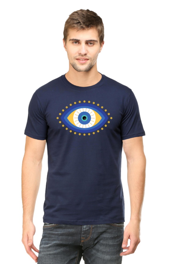 Round Neck Half Sleeve Tee (Evil Eye)
