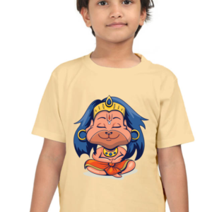 Round Neck Half Sleeve Tee (Bal Bajrang / Hanuman)