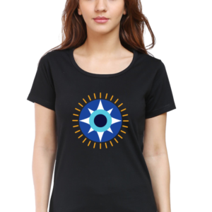 Round Neck Half Sleeve Tee (Evil Eye)