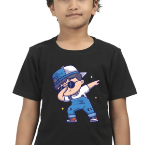 Round Neck Half Sleeve Tee (Dancing Boy)
