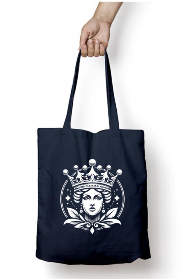 Unisex Tote Bag with Zipper (Artistic Face)