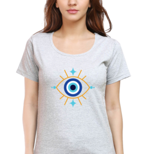 Round Neck Half Sleeve Tee (Evil Eye)