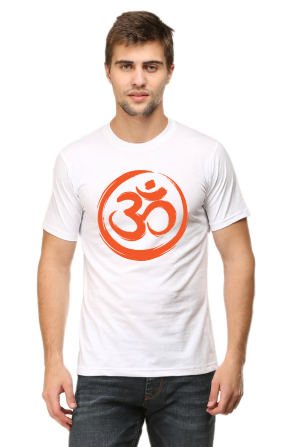 Round Neck Half Sleeve Tee (Om)