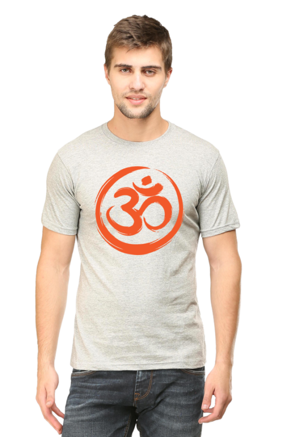 Round Neck Half Sleeve Tee (Om)